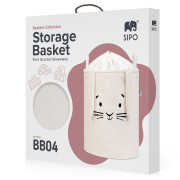 Koš na hračky Premium Bouclé se šňůrkou 43 l Sipo