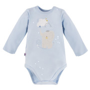 Body Mellow s dlouhým rukávem modré Eevi