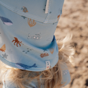 Plážová kšiltovka s ochranou krku Ocean Friends Little Dutch