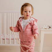 Kojenecké tepláčky a mikinka s kapucí Koala Flowers