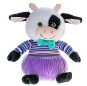 Zvířátko plyšové 25 cm v oblečku 0 m+