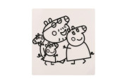 Okenní samolepky a omalovánky Peppa Pig s barvami