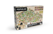 Puzzle Mapa České republiky 160 ks