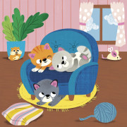 My arts&crafts Mini Sametové omalovánky Chutná zvířátka od 18 měsíců Janod