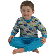 Chlapecké pyžamo Bagr tyrkysová