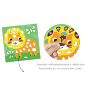 Tvoření s nálepkami Na savaně Créa Lign