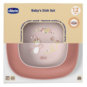 Set jídelní - miska a talíř 12 m+ Chicco