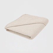 Dětská mušelínová osuška s kapucí 90 x 90 cm linen New Baby