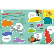 Poznávací samolepková knížka Doprava