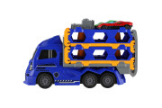 Auto kamion přepravník + auto 2 ks 22 cm na setrvačník