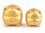 Zlaté prasátko pro štěstí/pokladnička