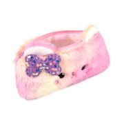 Chlupaté pouzdro - Zvířátko s fialovou mašlí