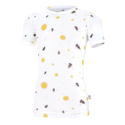 Souprava tenká dívčí KR Outlast® bílá čmeláci/tm.starorůžová Little Angel