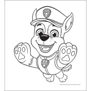 Mini omalovánky s pastelkami Tlapková Patrola