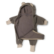 Rostoucí zimní kombinéza Teddy fleece double Brown Esito
