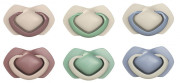 Set symetrických silikonových dudlíků Light touch 6-18m Pure Color Canpol babies