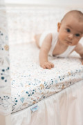 Bavlněný mantinel do postýlky Bump Air Design 360 cm Babymatex