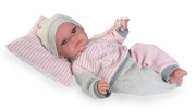 Realistická panenka miminko se zvuky a měkkým látkovým tělem Toneta 70331 Antonio Juan 