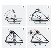 Pláštěnka na autosedačku EVA transparentní Sipo 