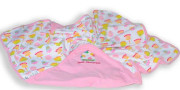 Dětská deka bavlněná, Pidilidi, PD435, růžová 