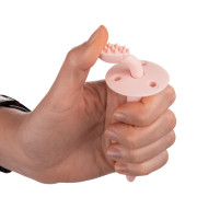 Silikonový zubní kartáček se štítkem Canpol babies