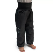 Dětské softshellové oteplovačky na zimu Lamb Black Esito