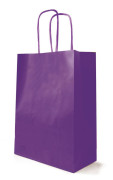 Dárková taška PASTELO, 14 x 8,5 x 21,5 cm fialová