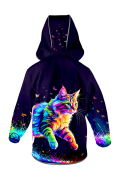 Softshellová bunda dětská Duhová kočka Wamu