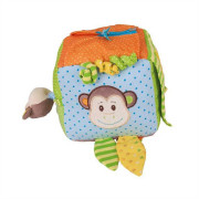 Baby Textilní aktivní kostka opička Cheeky Bigjigs