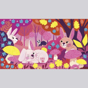 Kreativní sada Pěnové nálepky a svítící písek Janod