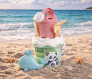 Recyklovaná pastelová sada na písek malá - les s konvičkou Androni