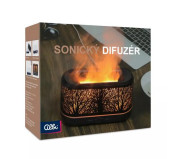 Černý sonický difuzér Exclusive - Stromy