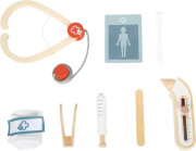 Doktorský set se zeleno-bílou lékařskou taškou small foot 