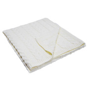 Deka bavlňený úplet se vzorem “klasy” EKO