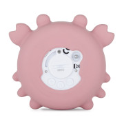 Teploměr silikonový digitální do vody Crab Caleb Dusty Rose 0 m+ Petite&Mars