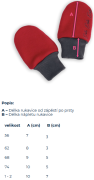 Kojenecké rukavice svetrové Powder pink Esito