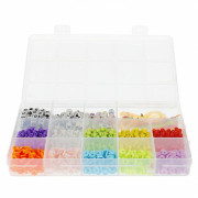 Korálky na navlékání s příslušenstvím