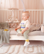 Pletená deka Bamboo Diamond 80x100 cm Infantilo