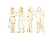 Módní omalovánky Scout & friends Djeco