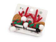 Párty sponky do vlasů vánoční parůžky