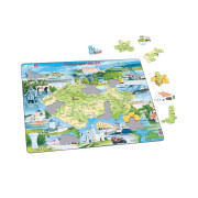 Česká republika památky 78 dílků Edu puzzle Dino