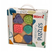 Puzzle, senzorické tvary 6 ks