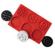 Puzzle senzorická kolečka, kontrastní