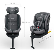 Autosedačka i-360 2 Plus (40 - 150 cm) Kinderkraft