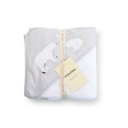 Dětská bavlněná osuška s kapucí 100x100 cm bonjourbébé