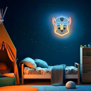 Dekorativní LED neon Tlapková patrola - Chase