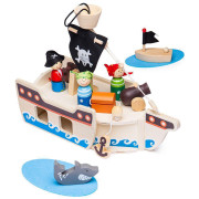 Pirátská loď s piráty Bigjigs Toys