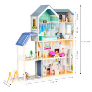 Velký dřevěný domeček pro panenky Rezidence Maya