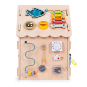 Montessori dřevěný domek XXL, 30 aktivit