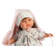 LOLA 38566 Llorens - realistická panenka se zvuky a látkovým tělem - 38 cm